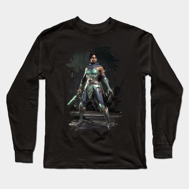 Mortal Kombat 11 Jade Print - 47211445 Long Sleeve T-Shirt by Semenov